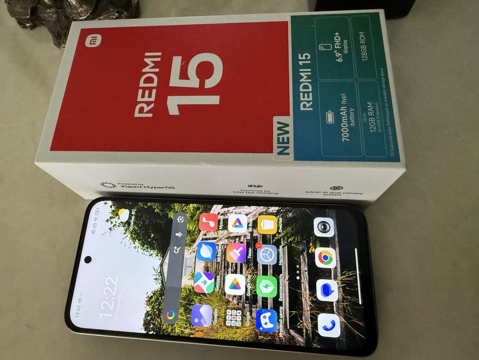 Redmi 15 128/12(6+6) Gb new 7000mAh