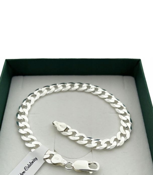 Bratara argint 925 bărbați, 39 grame 22cm