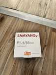 Obiectiv Samyang 85MM F1.4 - Nou - Sigilat
