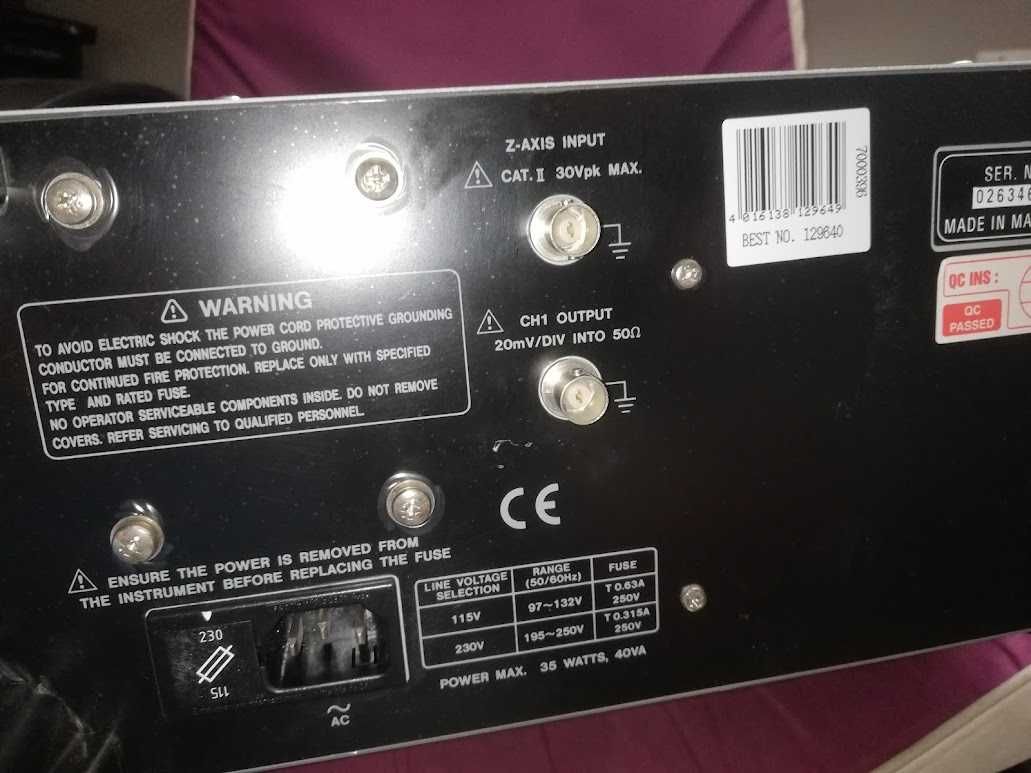 Vand osciloscop Voltcraft 630,aparat de masura