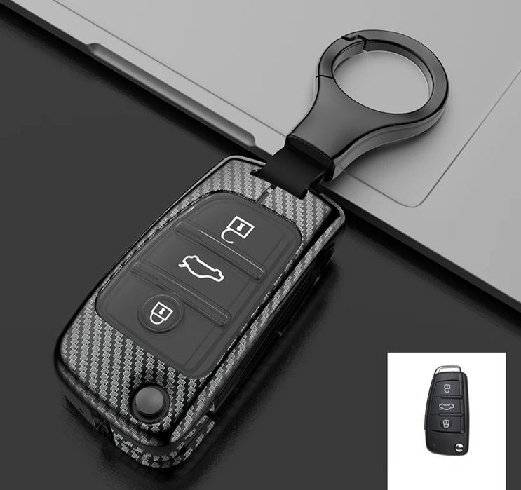 Калъф за ключ Audi A3 S3 RS3 A4 S4 A6 A7 A8 Q2 Q3 Q5 SQ5 Q7 SQ7 Q8 SQ8