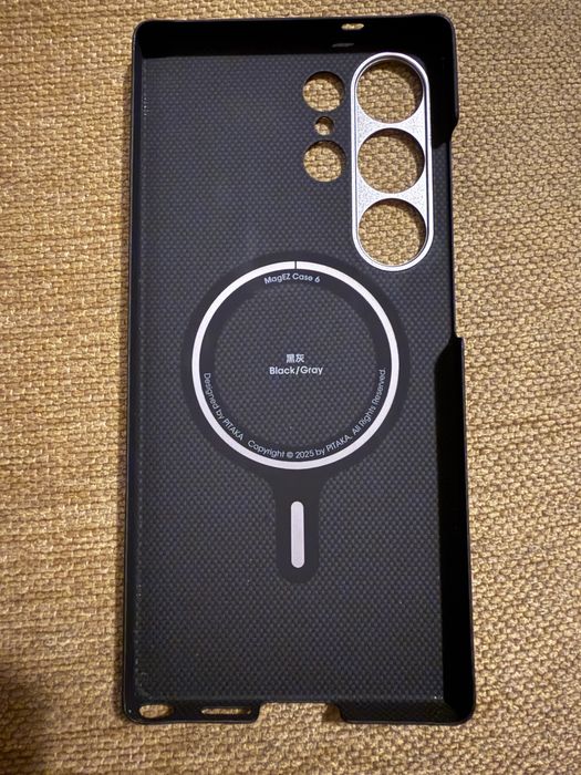 PITAKA Husa MagEZ 6 Aramida Samsung Galaxy S25 Ultra Negru / Gri