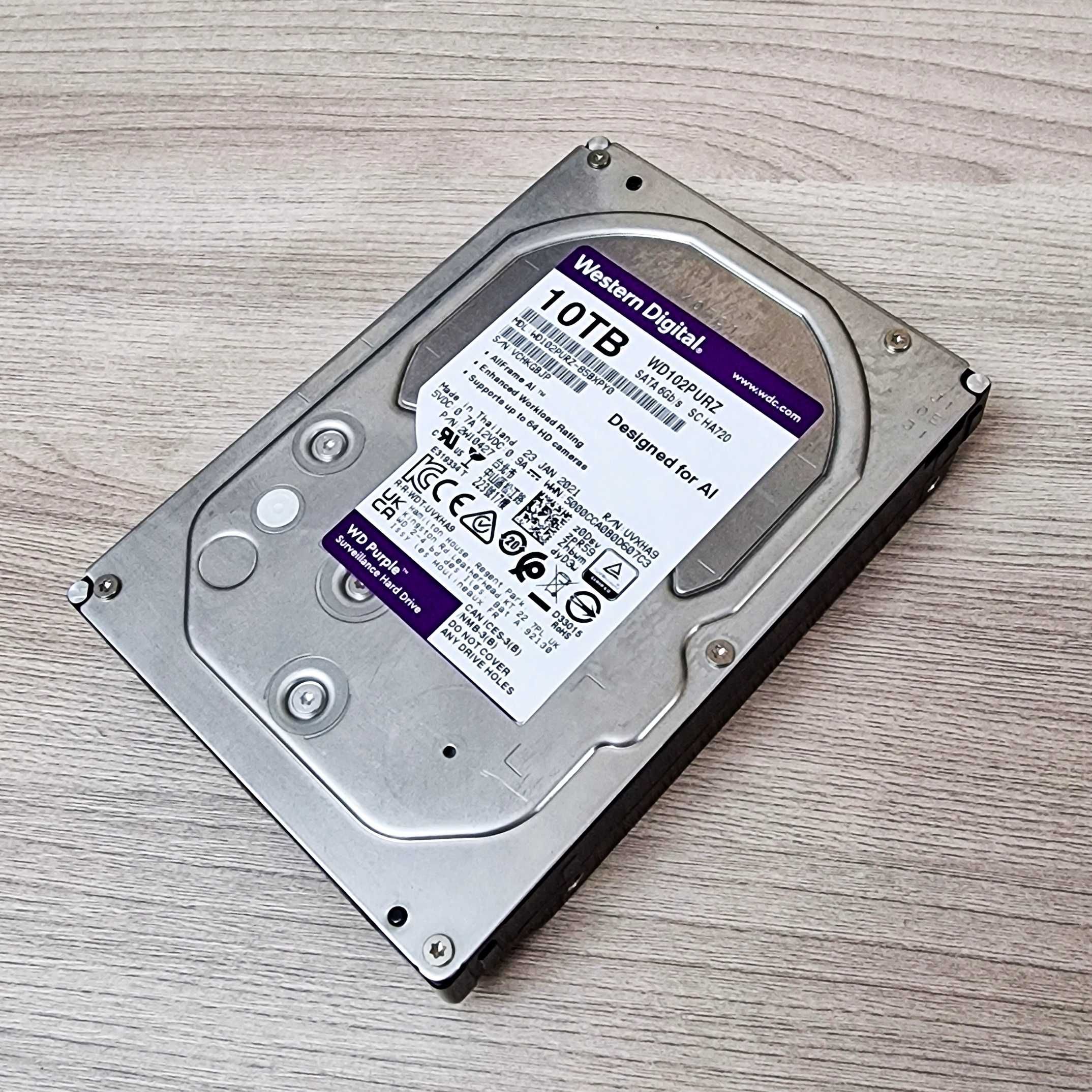 Жесткий диск 3.5" Western Digital на 10TB WD102PURZ