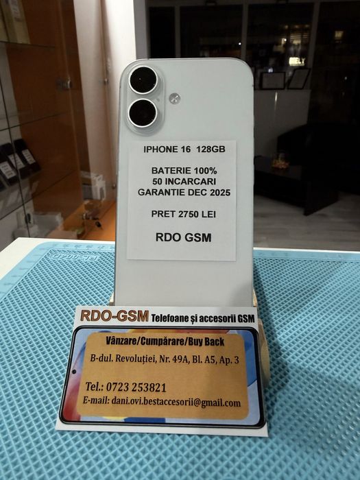 Iphone 16 128gb Neverlock/Garantie