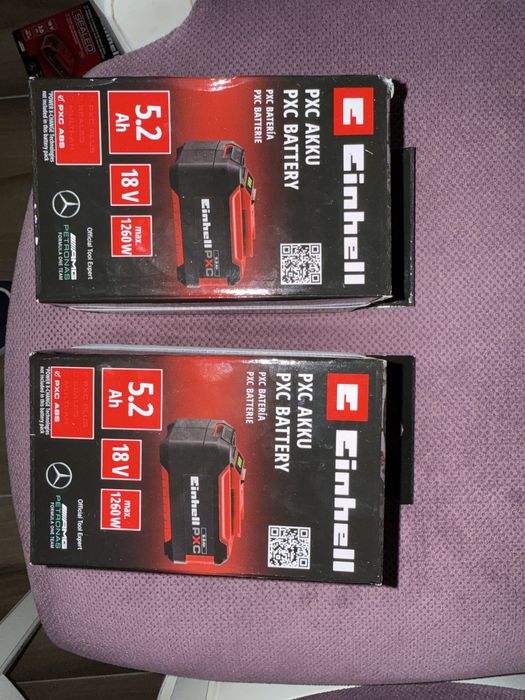 2 Acumulatori Einhell 5,2 ah noi