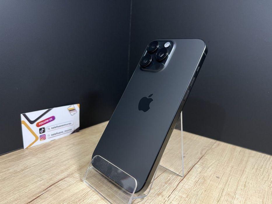 Iphone 16 Pro Max 256Gb Black Titanium Second-Hand Foarte Bun 3 ani ga