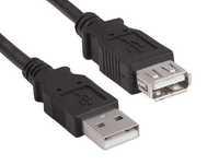 Кабел USB2.0 удължител 1,5м Digital One SP00213 - M/F черен