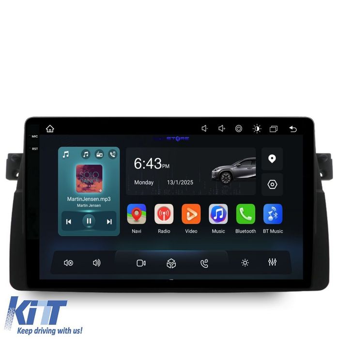 Navigatie Dedicata BMW Seria3 E46 (1997-2005),  9Inch, 4Gb Ram, 64Gb S