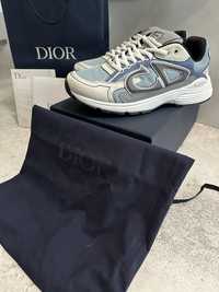 Dior B30 Light Blue Mesh and Blue, Gray and White Technical Fabric