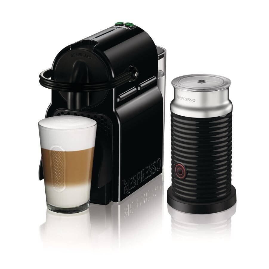 Кафемашина Nespresso Inissia + Aerochino! Нови!