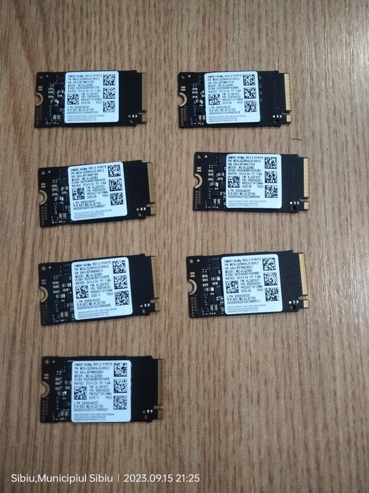 Ssd 256 gb Samsung nvme scurt