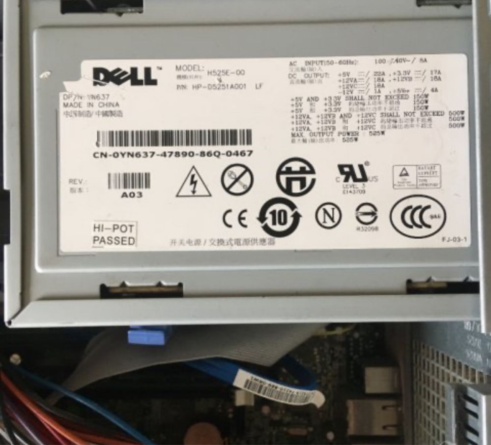 На части Настолен компютър Dell T3400