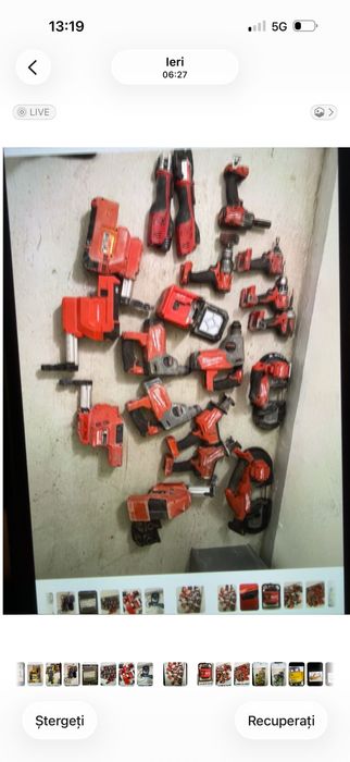 Set milwaky complet baterii încărcătoare