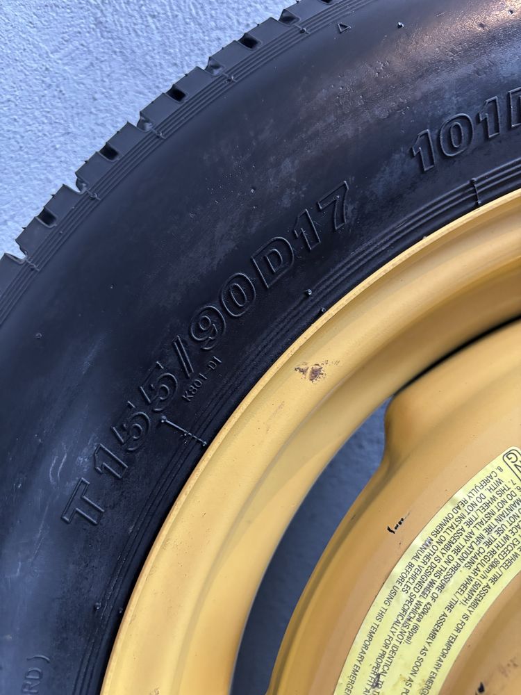 Roata Rezerva Slim Hyundai Honda Toyota Nissan Subaru Suzuki 155 90 17