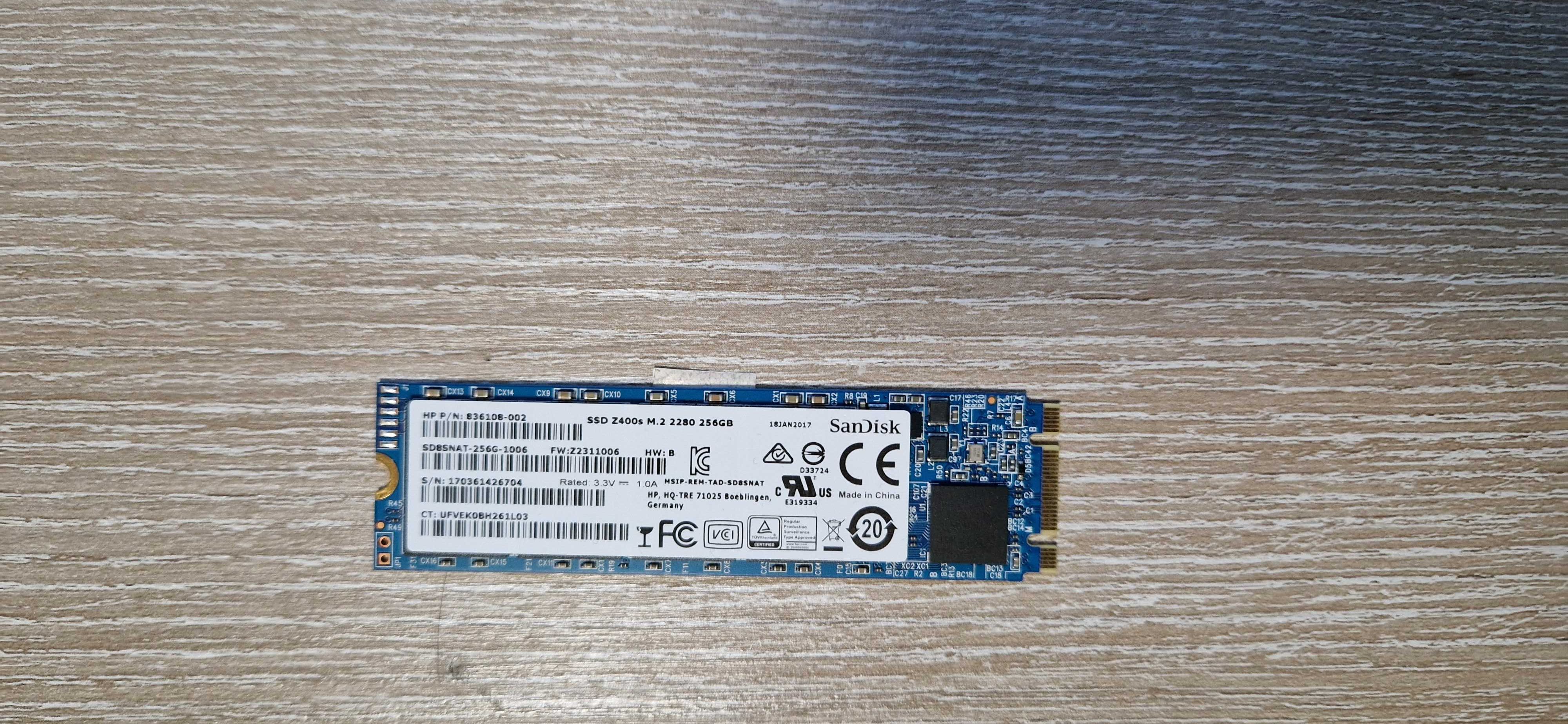 SSD M.2 Z400S 2280 256GB