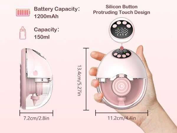 Smocraut Електрическа помпа за кърма, 12 нива, 4 режима