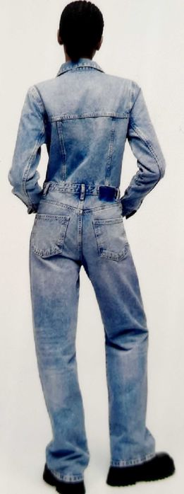 Salopeta denim Zara Xl