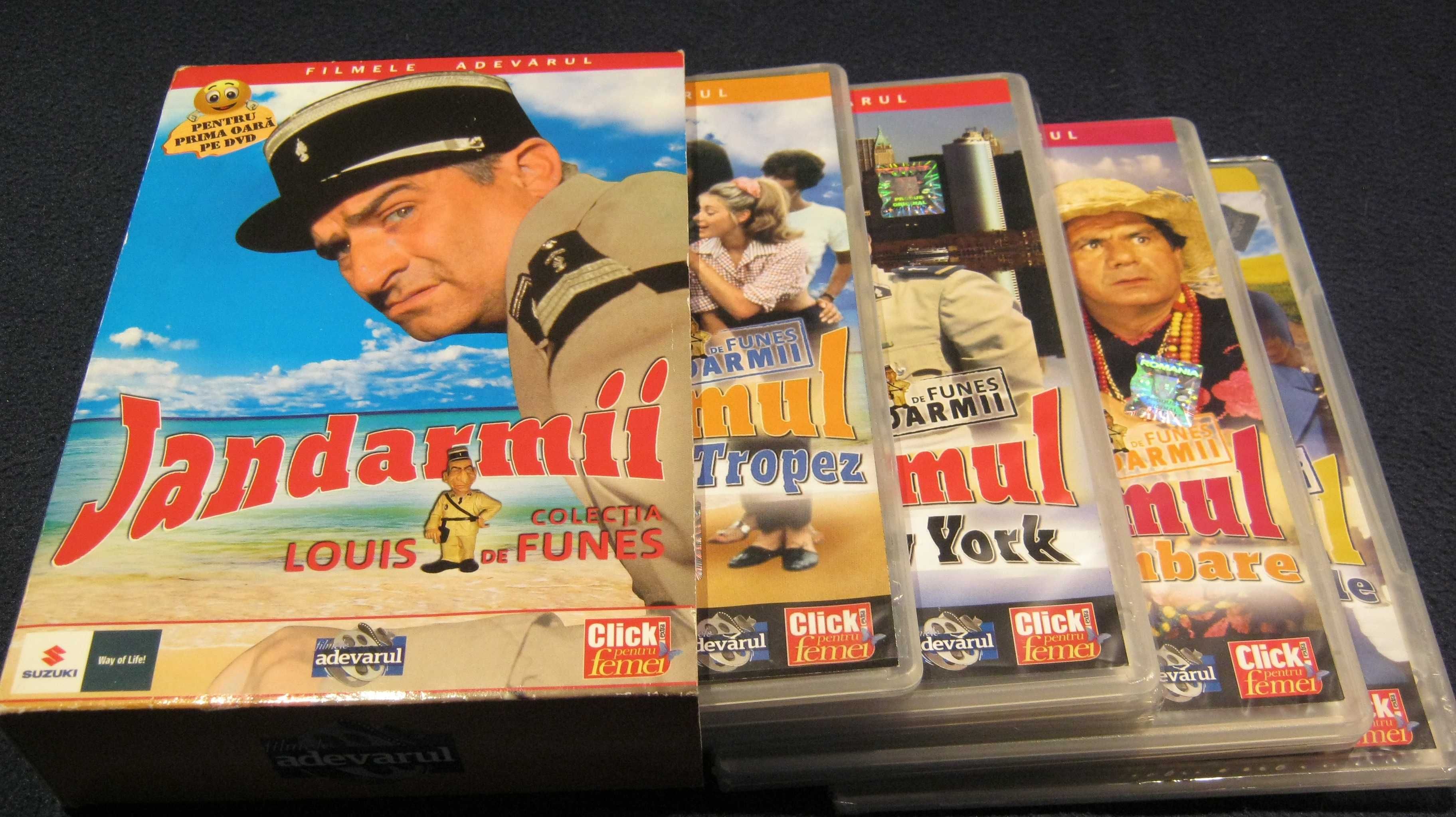 Lot 6 DVD/LOUIS De FUNES/peste 9 ore de comedii celebre.