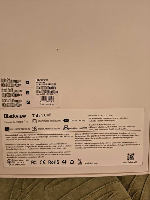 Tablet Blackview Tab13