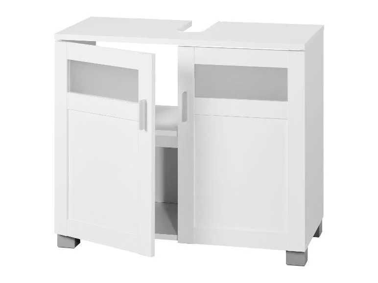 Нов шкаф за баня за под мивка Бял 69 x 59 x 35 cm