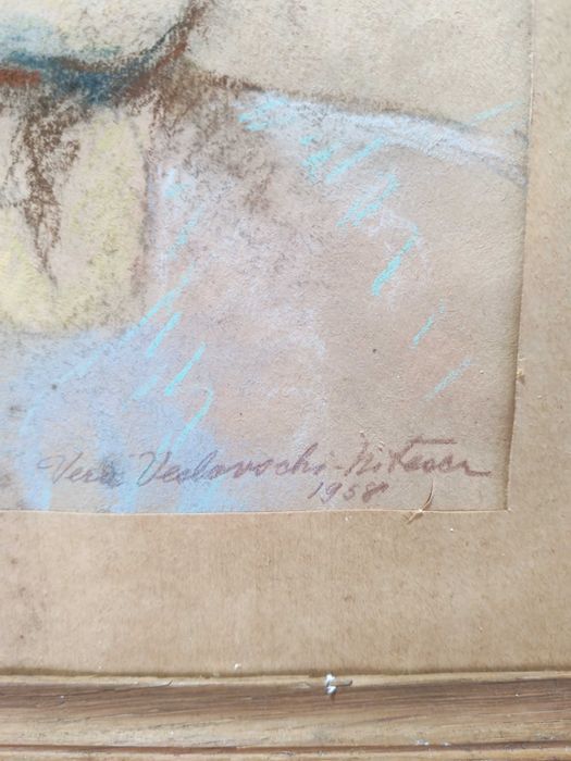 Tablou Vera Veslovschi Nitescu - pastel pe hartie
