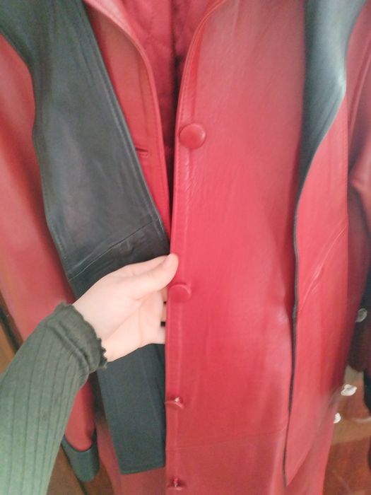 Palton femei de piele naturala