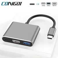 Adaptor Tip C la HDMI Adaptor MacBook Laptop TV PC Telefon USB HUB