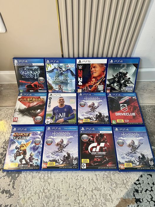 Диски на PS4 по самой низкой цене