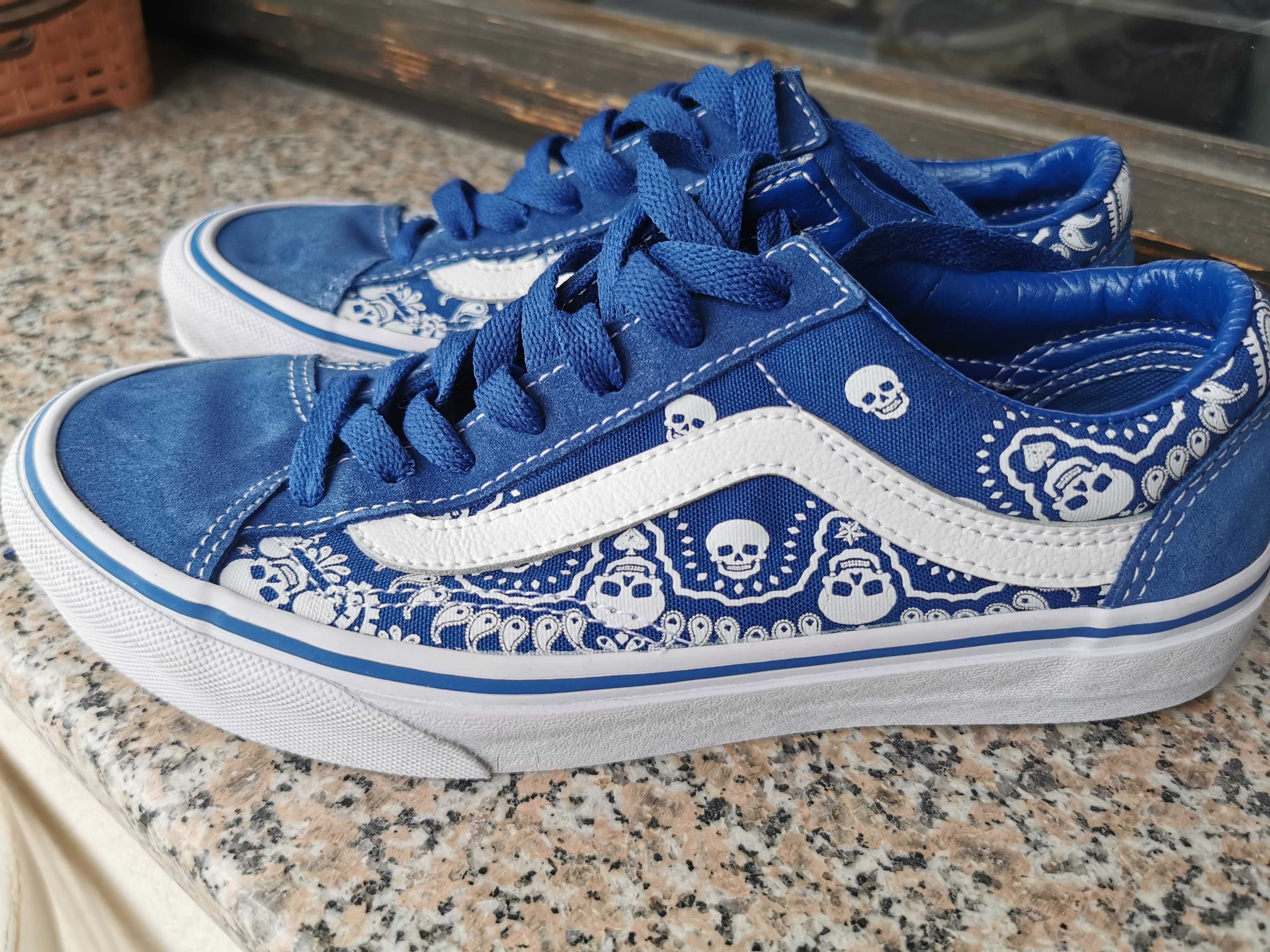Vans кецове limited  серия в синьо