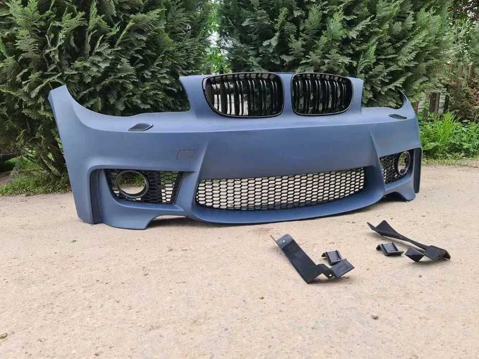 Bara fata BMW seria 1 E87 M1 Look + grile duble