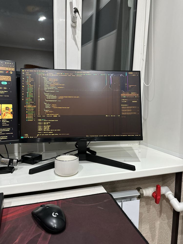 битый монитор 75 герц
