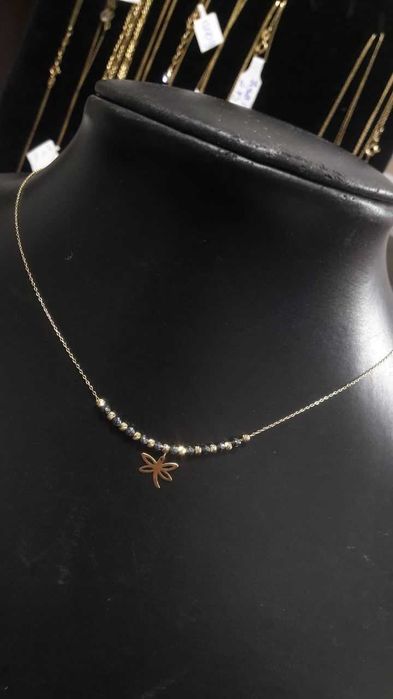 Lant dama. 0.97 grame, 14k .