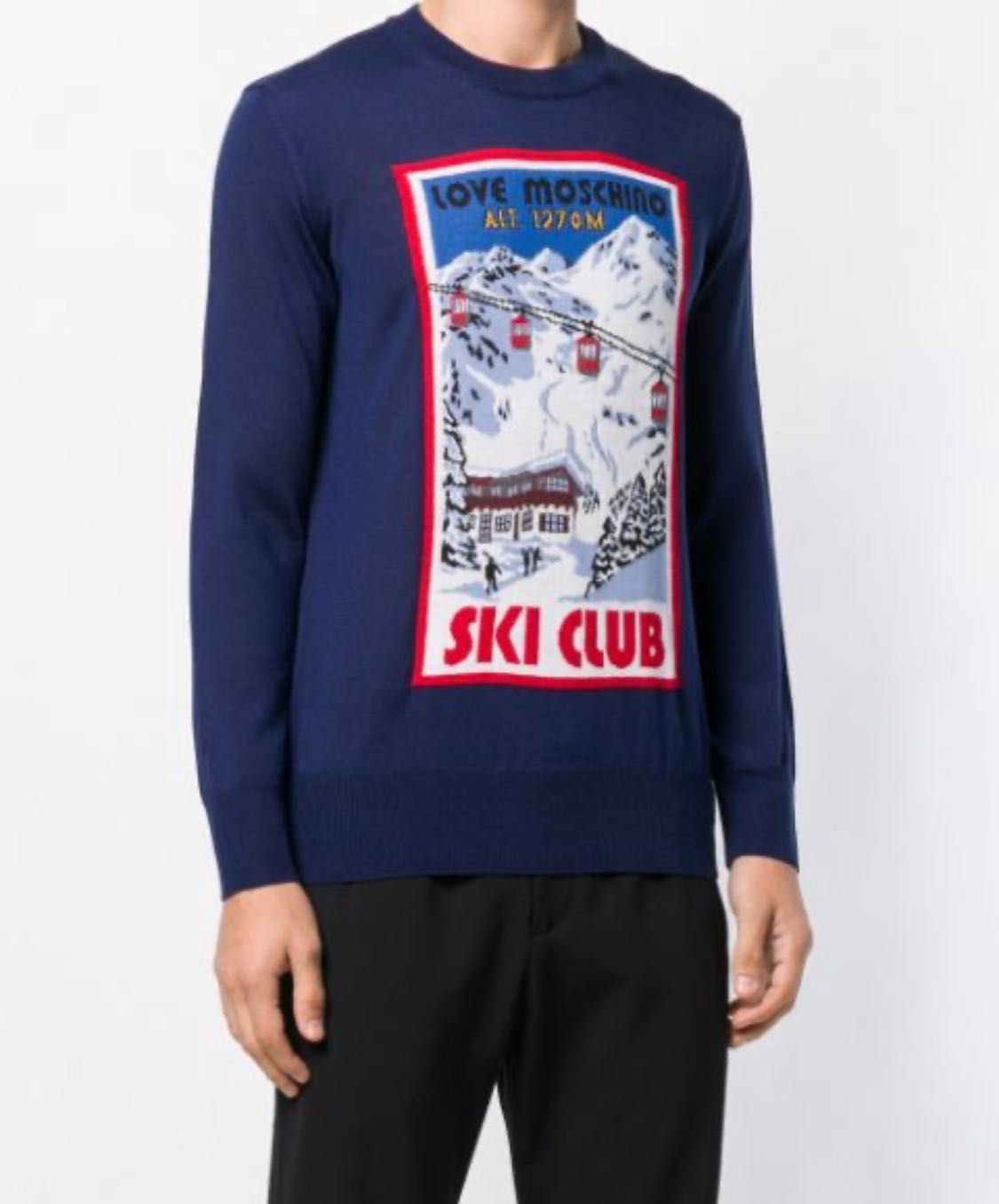 Love Moschino ‘Ski Club’ Pullover