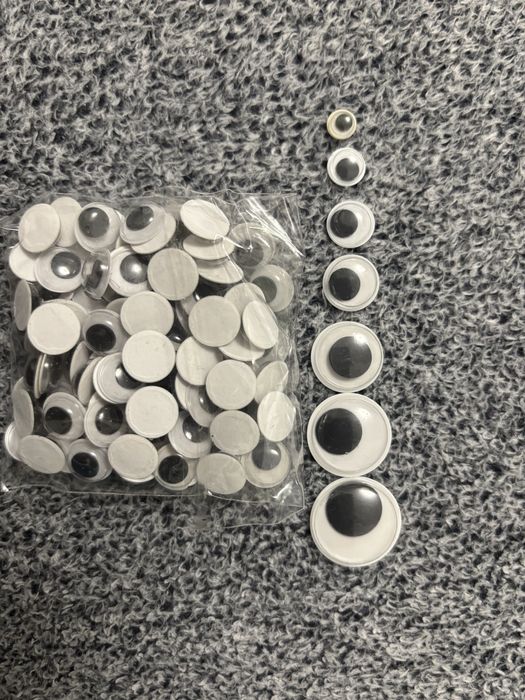 Мърдащи лепящи очички ( googly eyes)2040бр