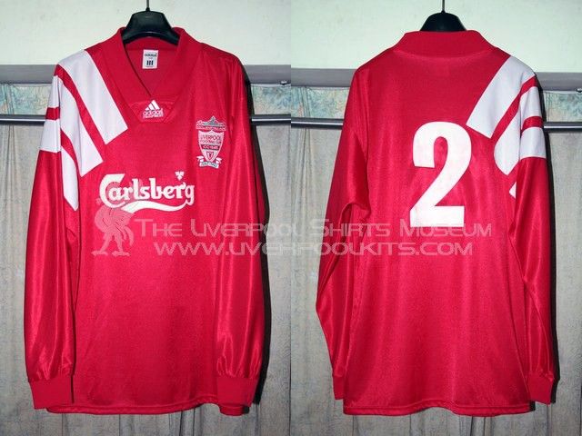 Оригинален носен екип на Rob Jones - Liverpool сезон 1992-93