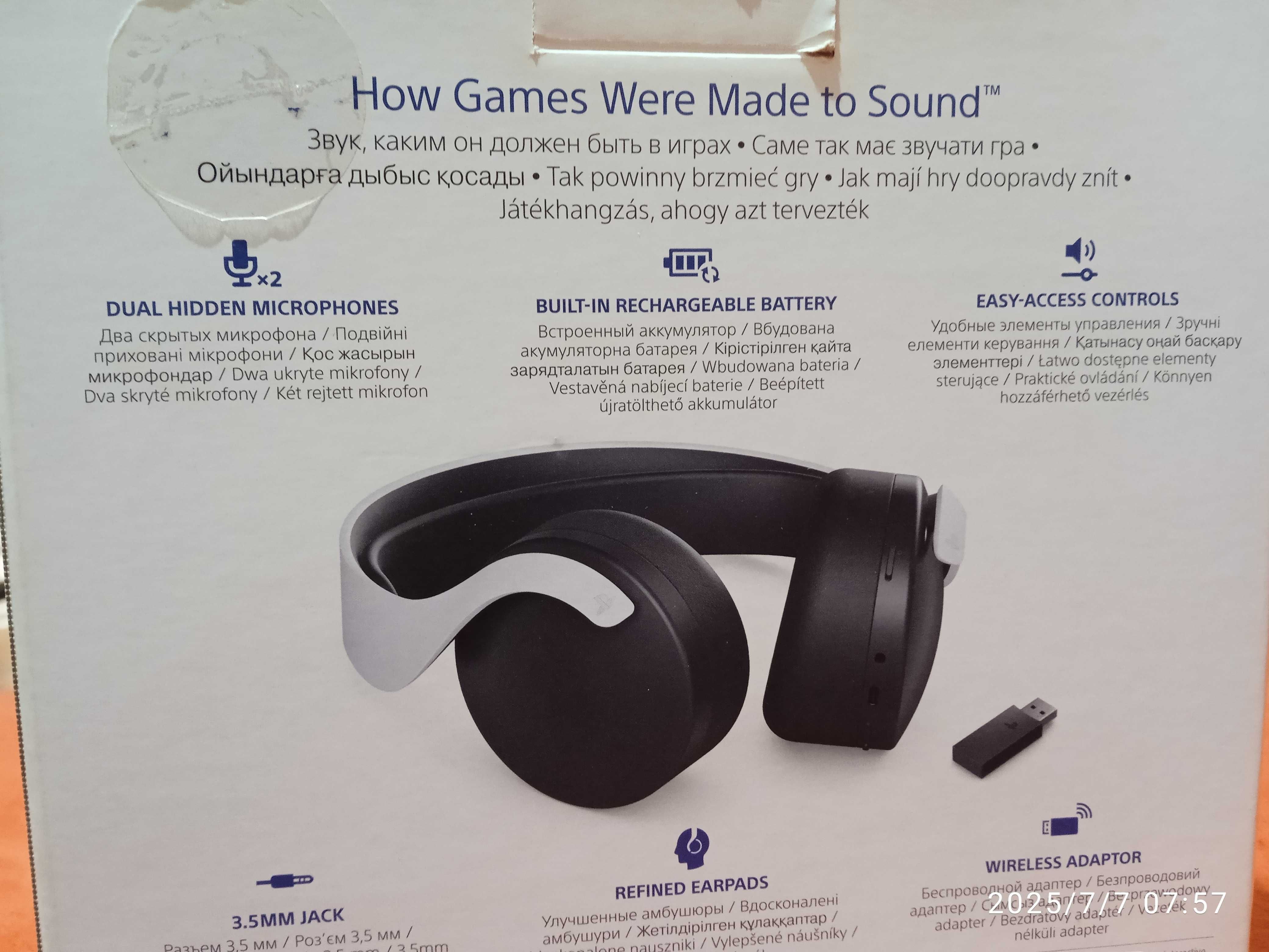 Casti Sony 3D Pulse Headset Wireless