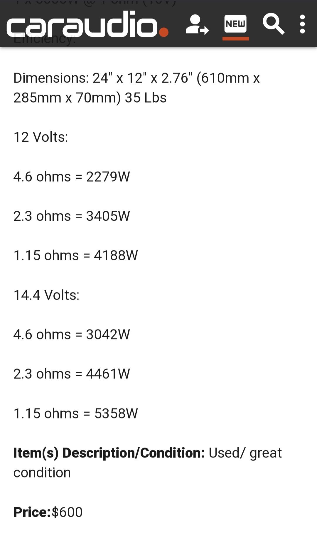 Усилвател Моноблок Digital Disign Audio DD Z1  (от 3,5к до 5к _16v)