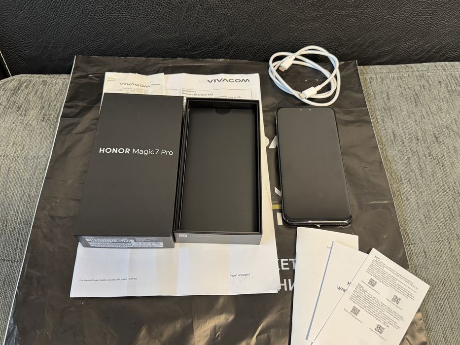 512GB Honor Magic 7 Pro VIVACOM Гаранция 2027г. Black / Черен