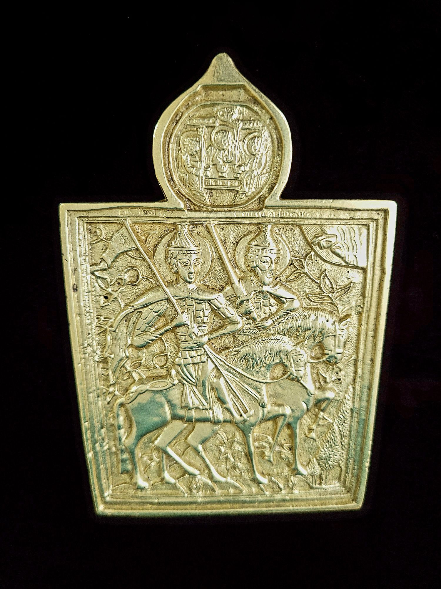 Icoană din Alamă Rusia cca. 1800