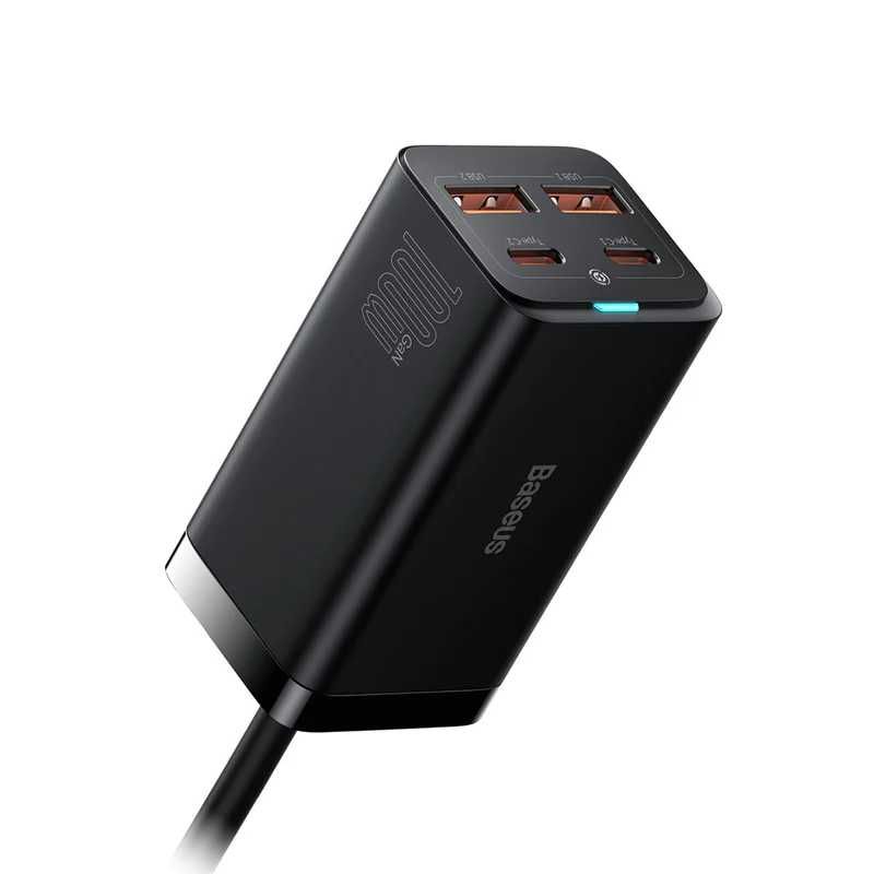 Baseus GaN3 Pro 4 порта настольное зарядное устройство 100 Вт