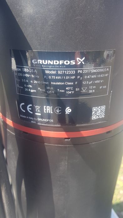 Pompă grundfos scala 2