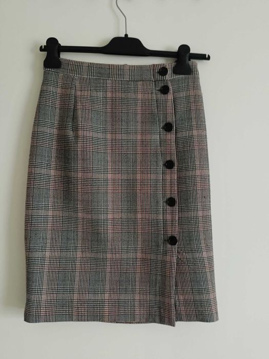 Fustă carouri H&M măr.34