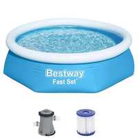 Piscina gonflabila 244x61 cm Bestway,noua, pompa de umflat BONUS