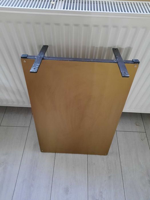 Suport panou metalic/placa logo firma pt exterior cladire 40 cm x60 cm