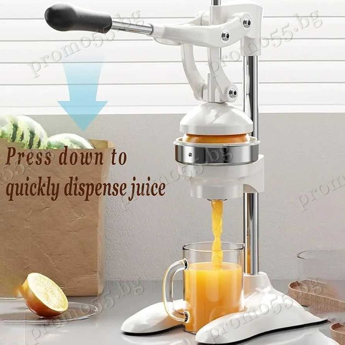 Чугунена Ръчна Цитрус Преса за Фреш Сокоизтисквачка за Цитруси