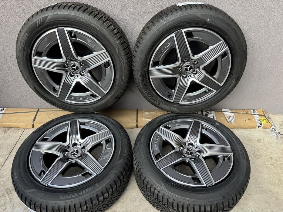 Jante Originale Mercedes AMG R19 GLC A254 W253 echipate iarna noi2025