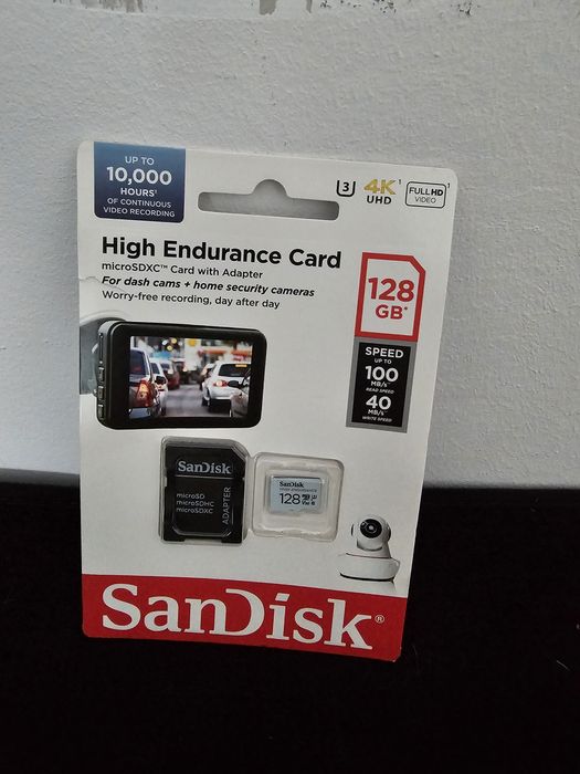 Card de memorie Sandisk 128GB SD micro (SDXC Class 10 UHS-I U3) High E