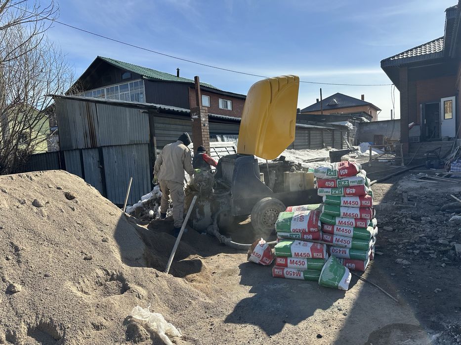 Стяжка пола полусухая