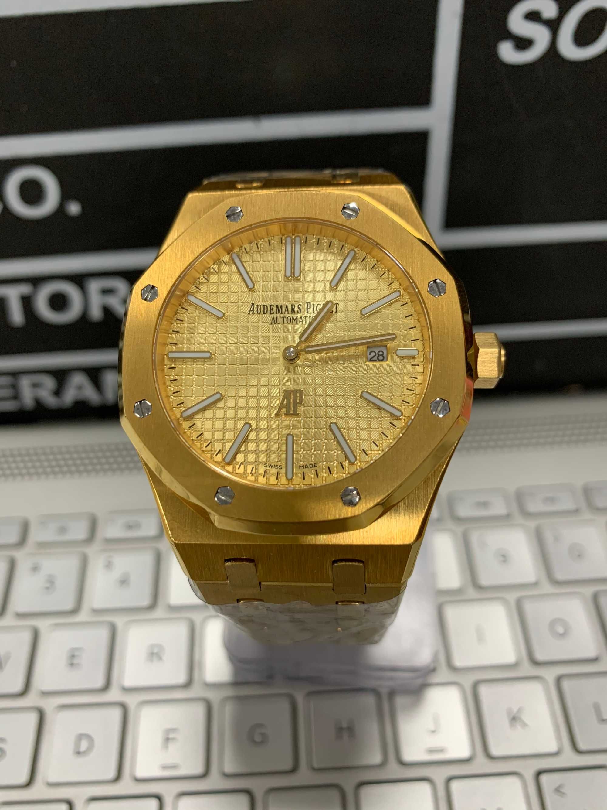 Автоматичен мъжки часовник Audemars Piguet Royal Oak Gold