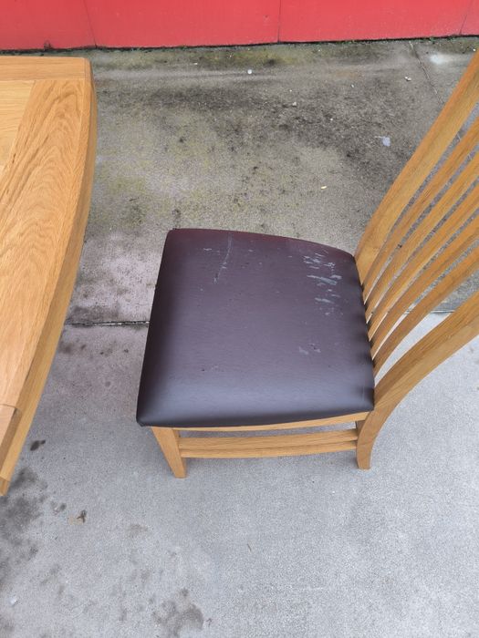 Масивна маса от Дъб+6 стола